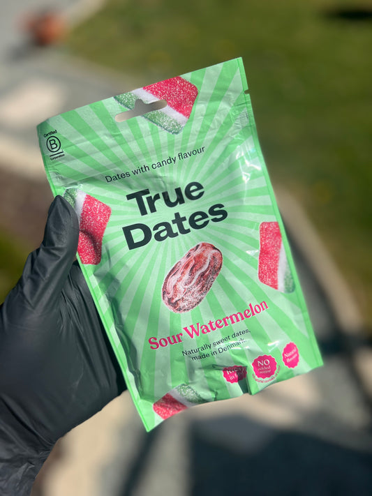Dattes enrobées de bonbons tendance tiktok